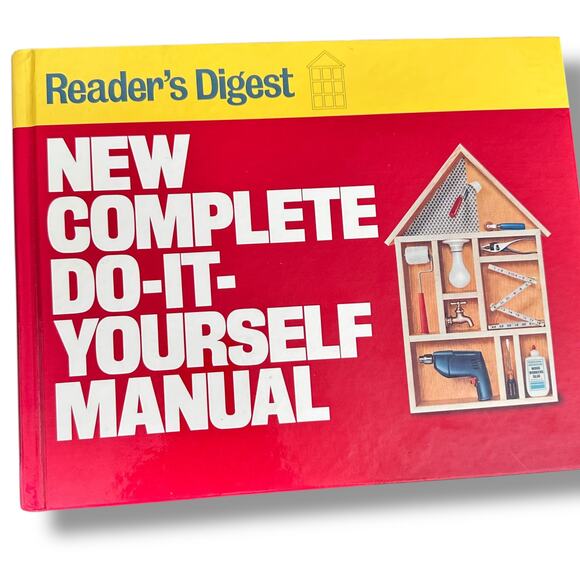 1990s Vintage Reader's Do - It Yourself Manual - hardback reference book - Picture 1 of 7